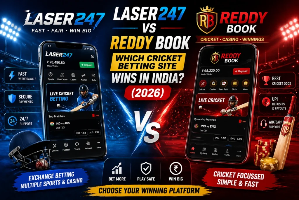 Laser247 vs Reddy Book