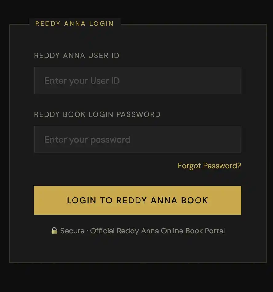 the Reddy Anna Book Login