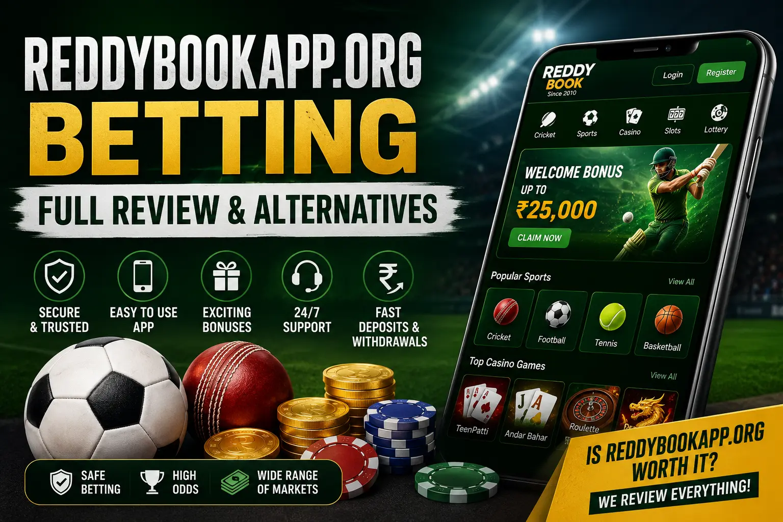Reddybookapp.org Betting — Full Review & Alternatives