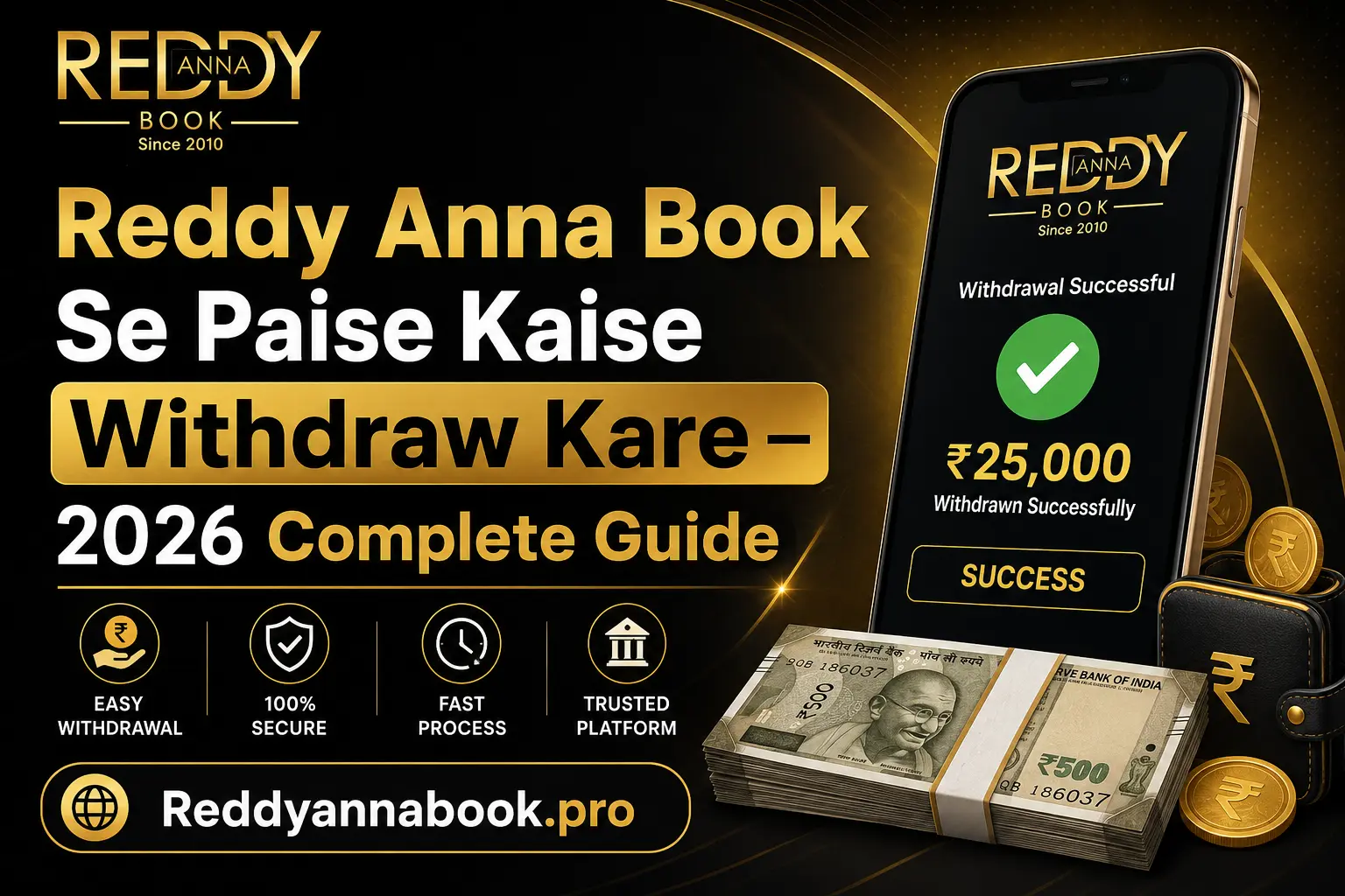 Reddy Anna Book Se Paise Kaise Withdraw Kare — 2026 Complete Guide