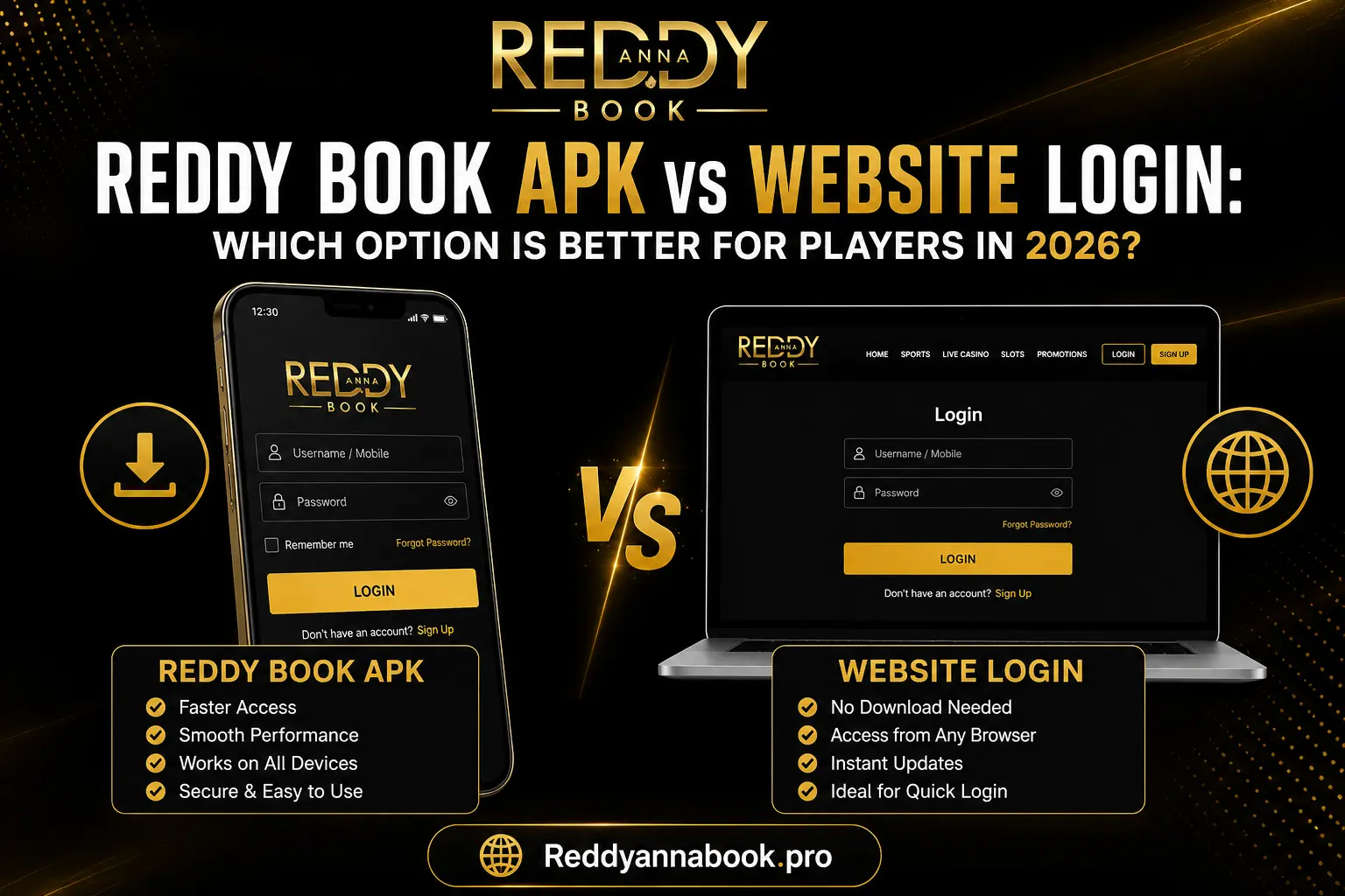 Reddy Book APK vs Website Login: Which Option Is Better for Players in 2026?