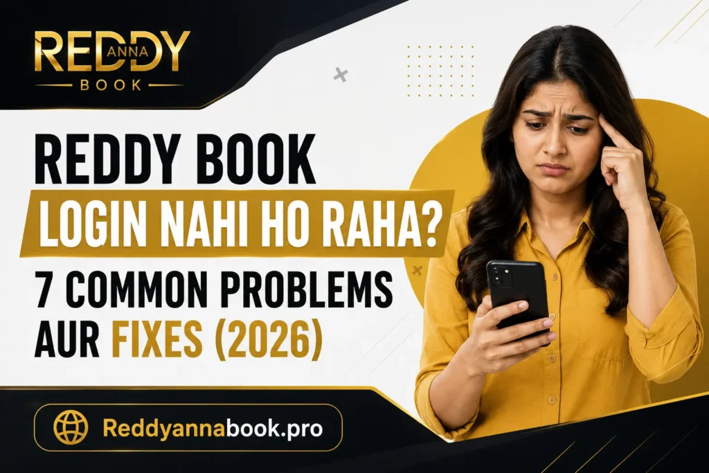 Reddy Book Login Nahi Ho Raha
