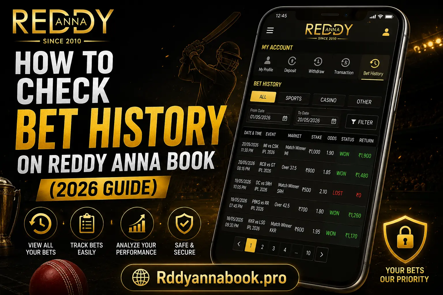 How to Check Bet History on Reddy Anna Book (2026 Guide)