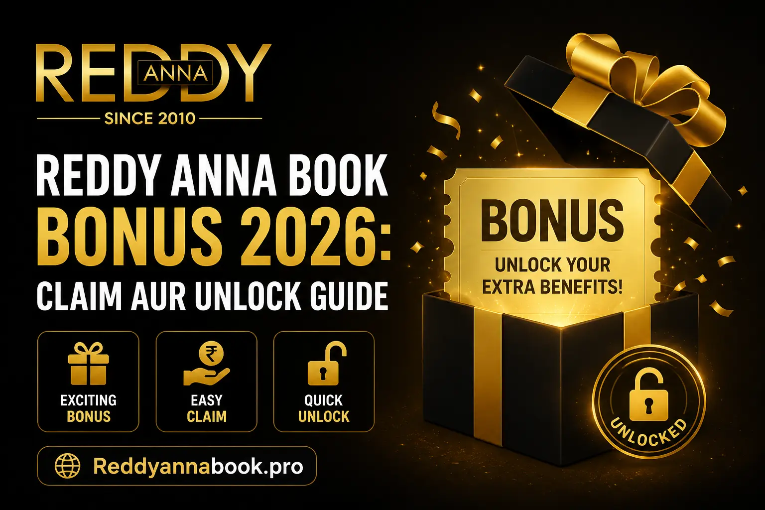 Reddy Anna Book Bonus 2026: Claim aur Unlock Guide